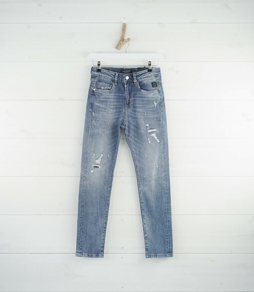 Relaxed Fit Jeans "LANI" - middle blue (ER78)