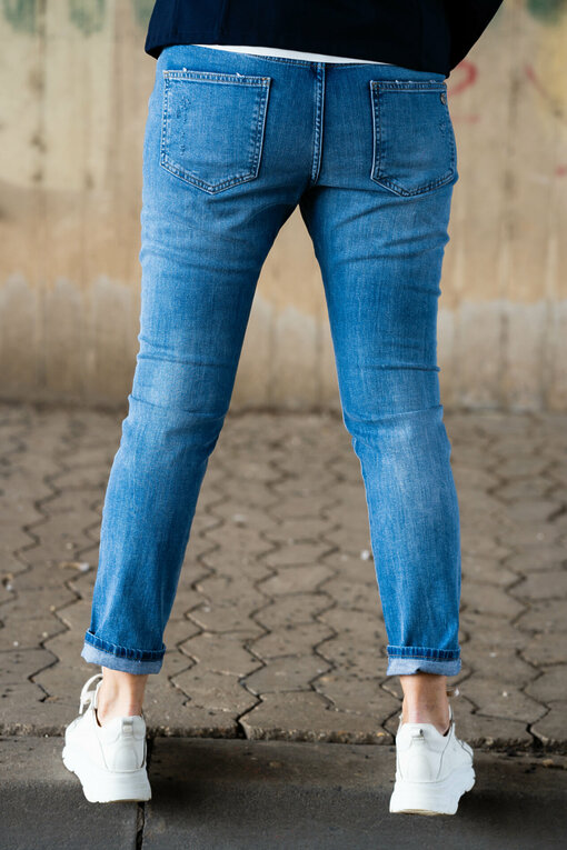 Relaxed Fit Jeans "LANI" - middle blue (ER78)