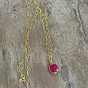 Kette “PAPERCLIP mini SQUARE P” (SSK97)