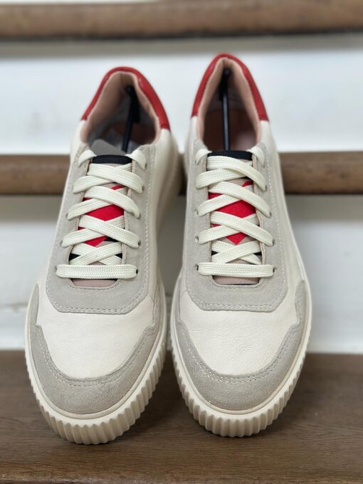 Low Sneaker "OPAL" - weiß/rot (CR16)