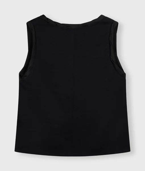 V-Neck Top "ELYSA" black (10D76)