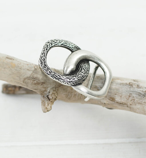 Gürtelschließe  “TOGETHER STYLE” silver (UJ02)