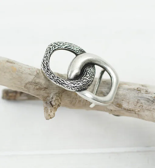 Gürtelschließe  “TOGETHER STYLE” silver (UJ02)