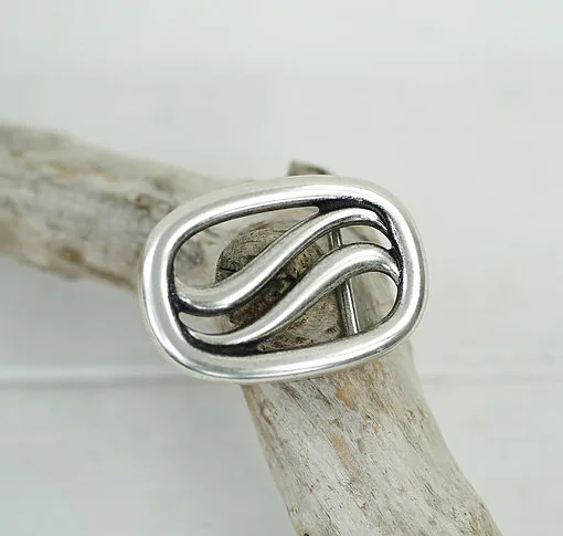 Gürtelschließe  “WAVING” silver (UJ02)