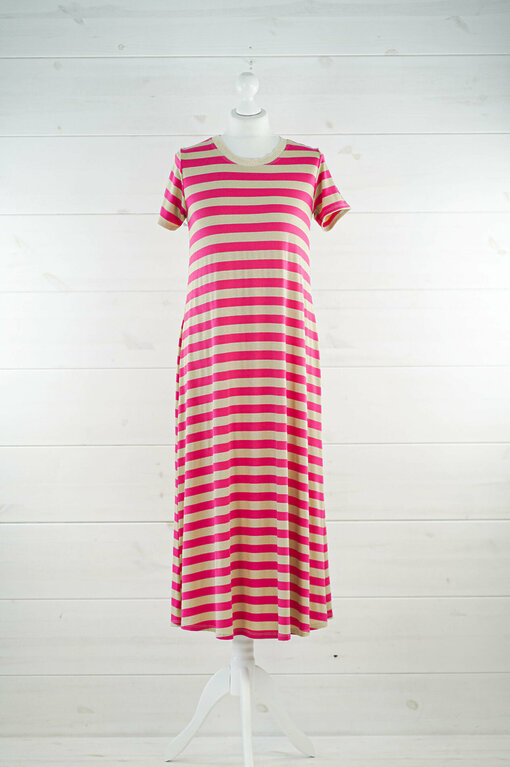Lockeres Kleid "MALEENA" pink/beige (GW26)