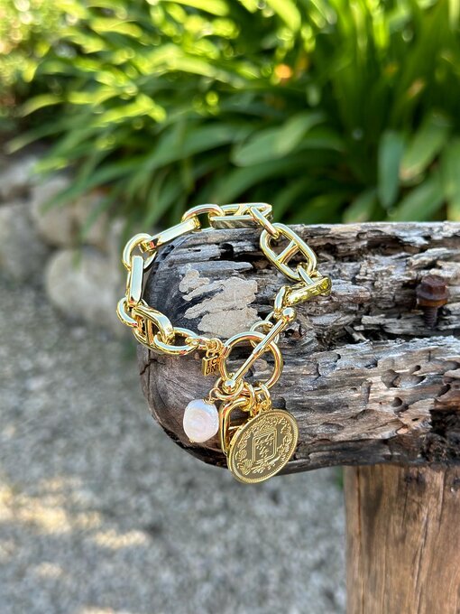 Bracelet "COIN" gold (IC09)
