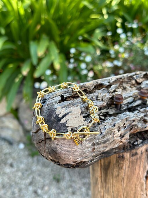 Bracelet "KNOT" gold (IC48)