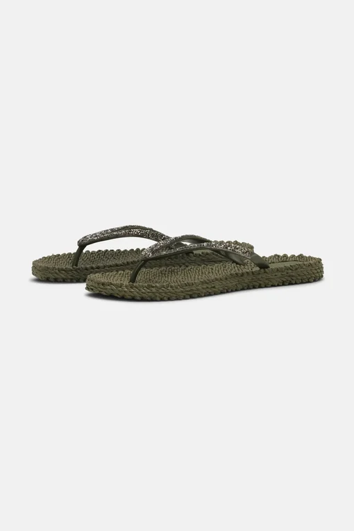 Coole Flip Flops "KATHERINE" army (IJ02)