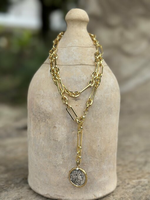 Necklace "ZOE PARA" gold (IC14)