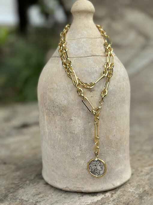 Necklace "ZOE PARA" gold (IC14)