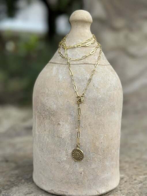 Necklace "LIA-10" gold (IC08)