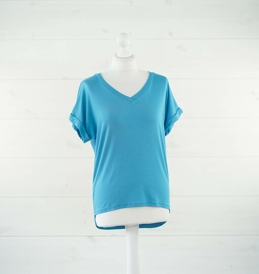 Cooles Shirt “IMKE” marienblau (BA57)