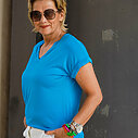 Cooles Shirt “IMKE” marienblau (BA57)