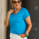 Cooles Shirt “IMKE” marienblau (BA57)