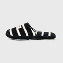 10DAYS – Slippers stripes “CAROLA” black/ecru (10D10)