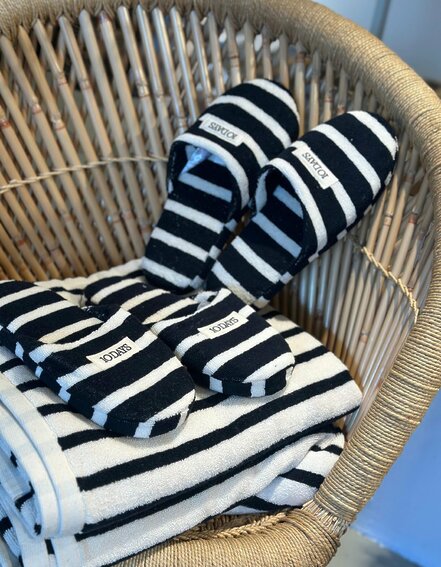 10DAYS - Slippers stripes "CAROLA" (10D10)
