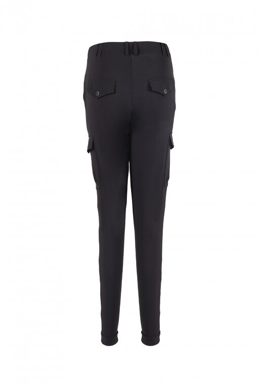 Bequeme Cargo-Pants “KARIN” black (TQ04)