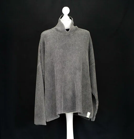 Oversized Strickpullover “FANJA” black (CC07)