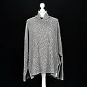 Oversized Strickpullover “FANJA” grey (CC07)