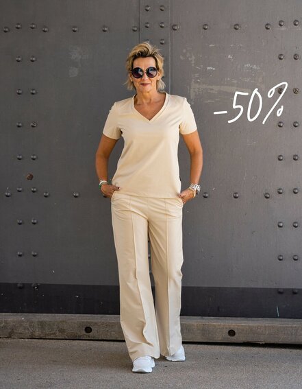 TQ AMSTERDAM - Weite Hose "DAISY" (TQ09)