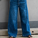 Wide Leg Jeans “YIBBI” dark blue (H36)