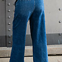 Wide Leg Jeans “YIBBI” dark blue (H36)