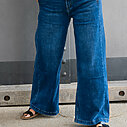Wide Leg Jeans “YIBBI” dark blue (H36)