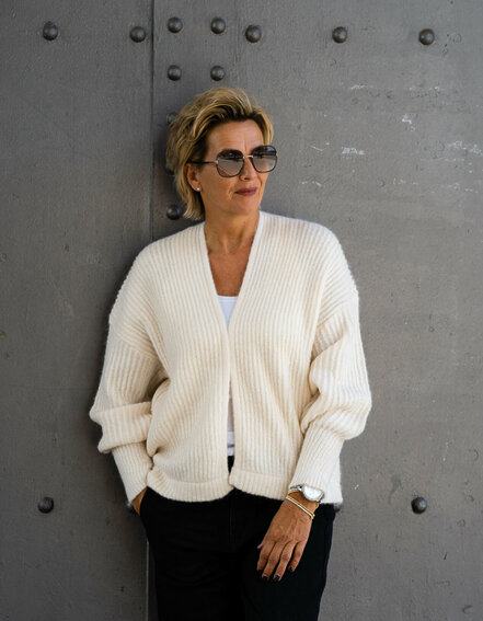 FRAUENSACHE - Lockerer Cardigan "FABIENNE" (GW207)