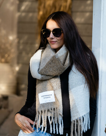 COPENHAGEN - Schal mit dicken Fransen "SHAWL 4" (CPH12)