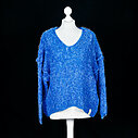 Kuscheliger Strickpullover “INEZ” new blue melange (CC02)