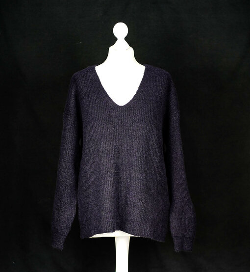Edler Strickpullover “LINI” marine (HL47)