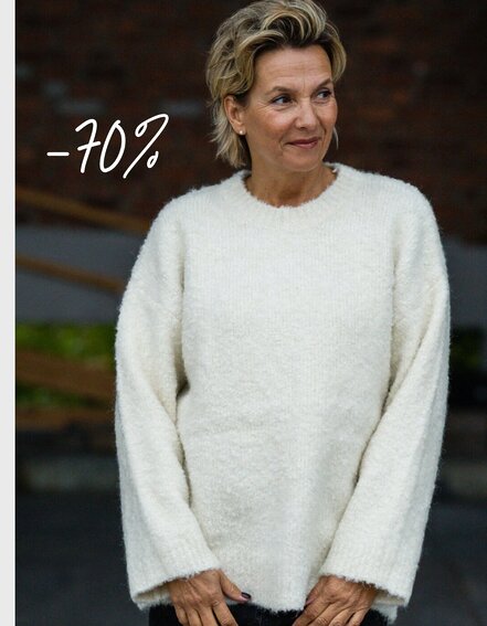 FRAUENSACHE - Lockerer Strickpullover "BEATE" (GW226)
