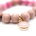 Perlenarmband “HD COTTON ROSE” (SSK33)