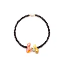 Perlenarmband “MALA SINGLE 6DROPS BLACK” (SSK67)