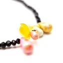 Perlenarmband “MALA SINGLE 6DROPS BLACK” (SSK67)