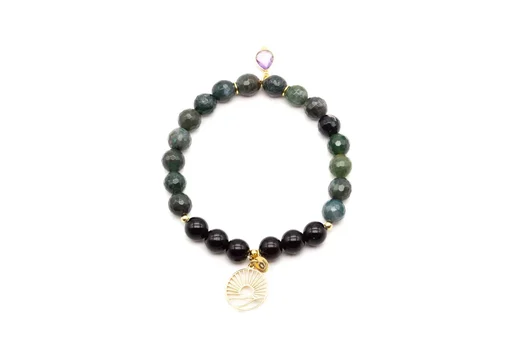 Armband “MALA SINGLE DARK MOOS” (SSK103)