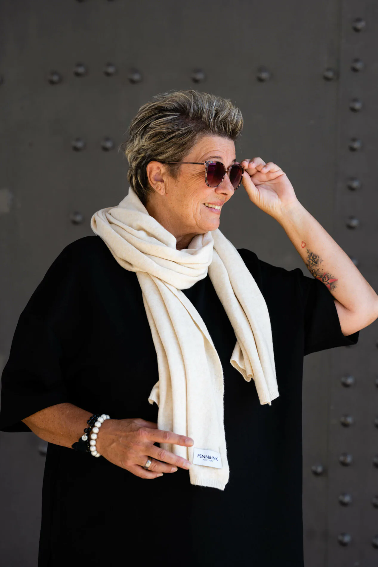 Kuscheliger Schal “MALEENA” cream (PI19)