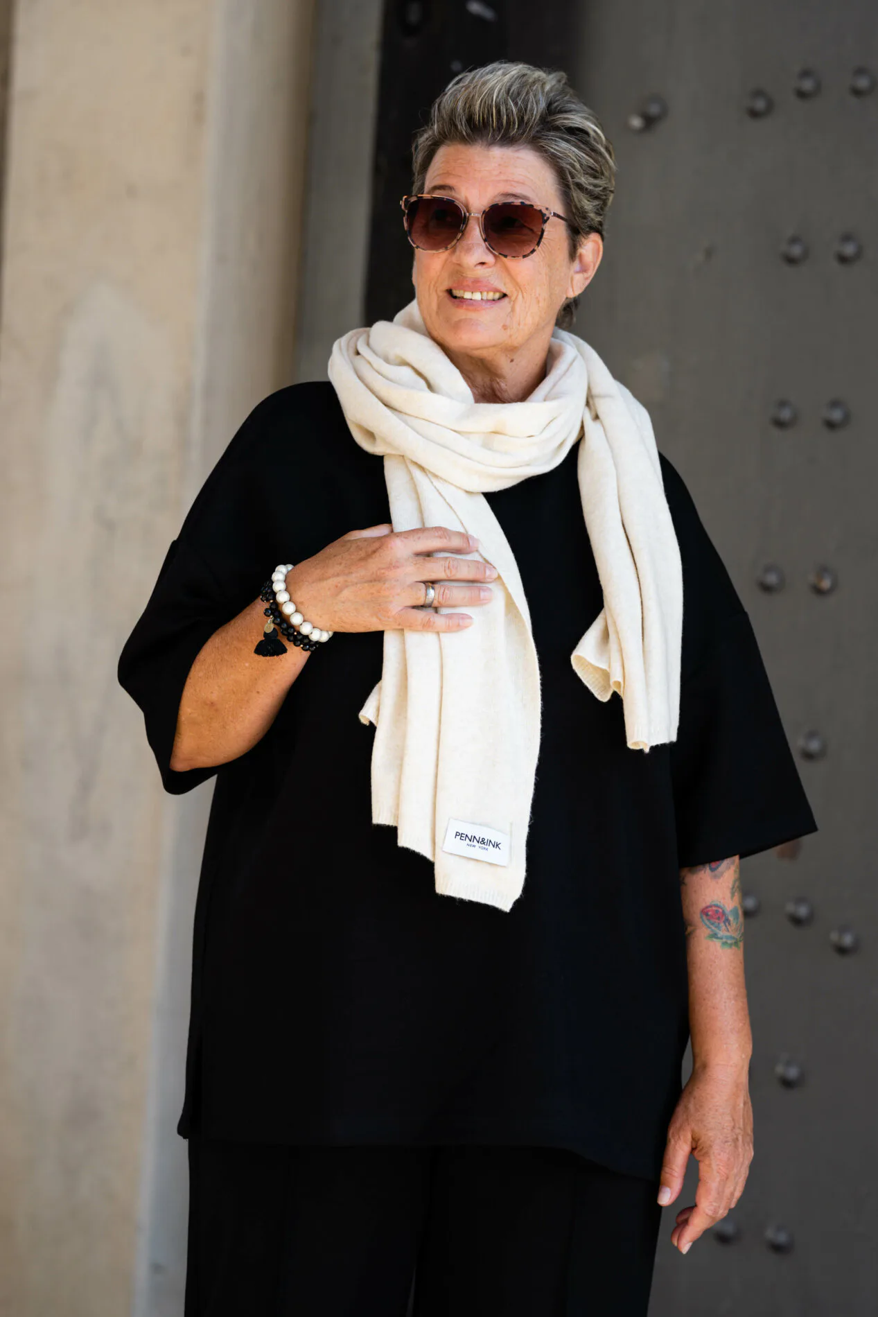 Kuscheliger Schal “MALEENA” cream (PI19)