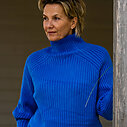 Strickpullover “KATHLEEN” blue (GW224)
