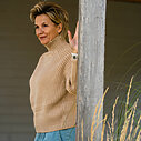 Strickpullover “KATHLEEN” camel (GW224)