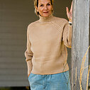 Strickpullover “KATHLEEN” camel (GW224)