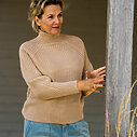 Strickpullover “KATHLEEN” camel (GW224)