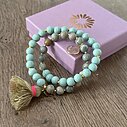 Wickelarmband “MALA TWIN SOFT GREEN” (SSK130)