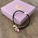 Perlenarmband “MALA SINGLE 6DROPS BLACK” (SSK67)