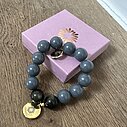 Perlenarmband “HSD GREY VELVET” (SSK113)