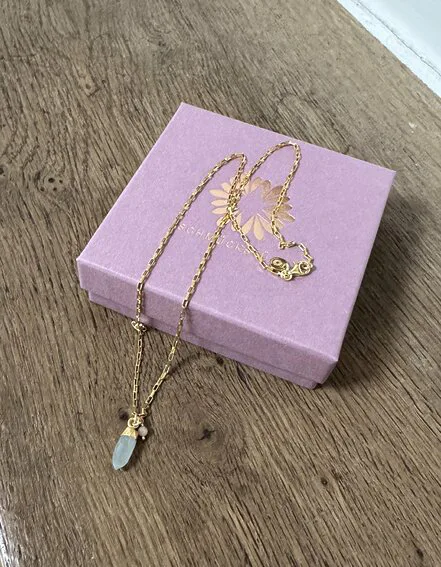 SCHMÜCKSTÜCK - Kette "FINE JEWELRY SHARD GREEN" (SSK46)