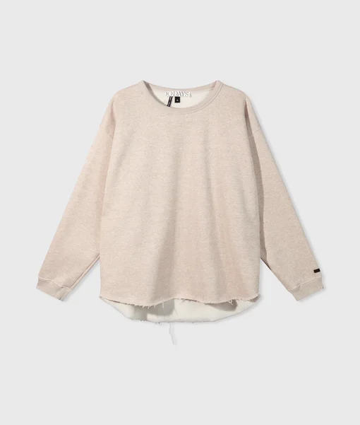 Kuscheliger Sweater “KIM” light latte melee (10D63)