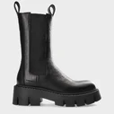 Hohe Chelsea Boots “TRACY” vitello black (CPH14)