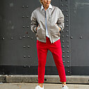 Bomberjacke “FREDERIKE” (ER30)/ Blusenshirt “TINA” (HB11)/ Joggerhose “PRISKA” rot (FJ)