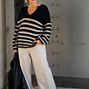 Strickpullover “VANA” (10D64)/ Jeans “KALEA” – oak dye (ER29)